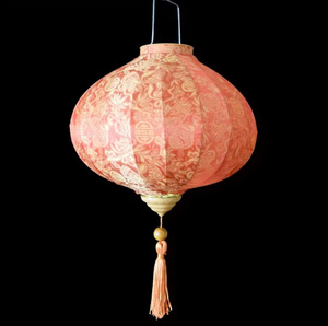 Lanterne en soie du Vietnam, Hoi An, éclairage décoratif fait main pour mariage, festival et décoration intérieure - Product Image 3