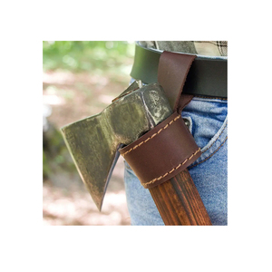 Handmade Leather Axe Sheath Protective Holder for Outdoor Survival & <b>Kitchen</b> Utility Tools - Product Image 1