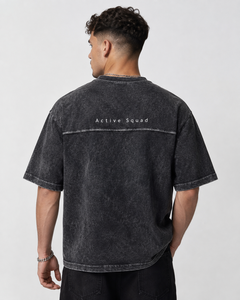 Camiseta Casual de Manga Corta para Hombre, Corte Regular, Beige, Poliéster/Algodón, Transpirable, Cuello Alto, Precio al por Mayor para Active Squad - Product Image 2