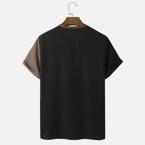 เสื้อยืดผู้ชายสีพื้นผ้าแคนวาส ระบายอากาศได้ดี เป็นมิตรกับสิ่งแวดล้อม ผลิตในปากีสถาน ราคาขายส่ง MOQ ต่ำ ไม่ยับง่าย เหมาะสำหรับใส่ลำลอง - Product Image 2