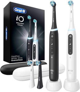 Cepillo de Dientes Eléctrico Oral-B IO 5 Brilliant Clean, Paquete de 2 con Cabezal de Cepillado para Uso Doméstico y en el Automóvil - Product Image 3