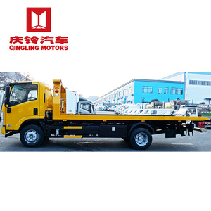 Wrecker Tow Truck 190 HP Flatbed Towing Wrecker Trucks ISUZU 1 tow + 2 recovery minimal breakdowns hydraulic winch - Product Image 1