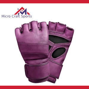 Gants de boxe MMA professionnels en cuir PU, logo personnalisé, fermeture antidérapante, sangle de poignet réglable, équipement de boxe de haute qualité - Product Image 6