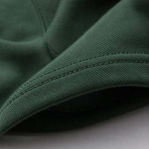 Sweat-shirt à capuche pour homme, vert foncé, manches raglan, séchage rapide, tricoté, coupe classique, couleur unie, décontracté, pour l'automne - Product Image 3