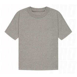 T-shirt pour homme en jersey teint en pièce de qualité supérieure, 100% coton, couleur unie, col rond, coupe ample - Product Image 6