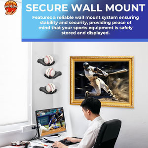 Support mural portable pour petites balles, en résine polie, design sculpté à la main, pour maintenir les balles à gauche et à droite - Product Image 5