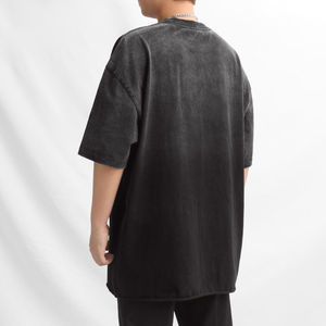 Camisetas Oversize de Dos Tonos, Corte Holgado, al por Mayor, Ropa Casual para Hombre, Hechas en Pakistán, Secado Rápido, 100% Algodón - Product Image 3