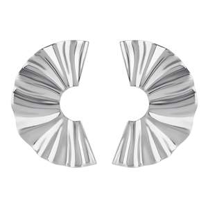 Boucles d'oreilles créoles classiques bohèmes - Boucles d'oreilles pendantes en acier inoxydable plaqué or 14 carats - Product Image 1