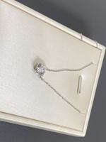 Pendentif en diamant brillant cultivé en laboratoire VEER DIAMOND, couleur D E F, clarté VVS VS, or jaune rose blanc massif, luxe, haute joaillerie