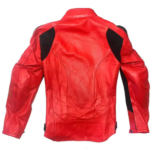 เสื้อแจ็คเก็ตหนังสำหรับขี่มอเตอร์ไซค์ผู้ชายแบบขายส่งสั่งทำพิเศษสำหรับฤดูหนาว แฟชั่นไซส์ใหญ่พิเศษ พร้อมบริการจัดส่งและส่งมอบแบบ OEM - Product Image 2