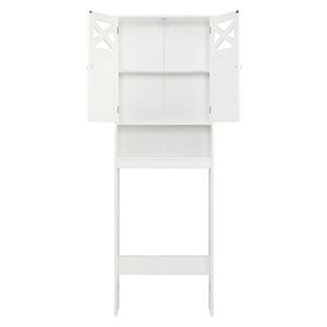 Mobile Bagno Moderno in Legno Massello con Doppia Anta e Design Salvaspazio - Product Image 5