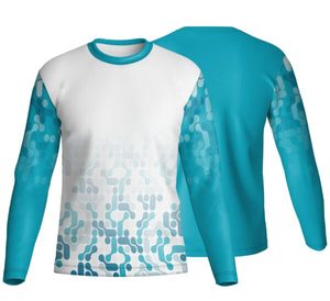Camisetas de poliéster de manga corta con cuello redondo, camisetas de secado rápido en blanco para sublimación, 5 uds., para impresión de fotos con logotipo DIY - Product Image 5