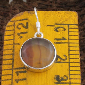 Pendientes de Fluorita Natural Redondos al por Mayor, Pendientes de Plata de Ley 925 con Piedras Preciosas para Mujer, Joyería Fina a Precio de Fábrica - Product Image 4