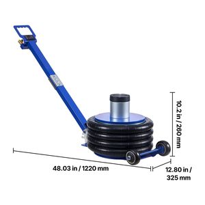 Martinetto Pneumatico da 6 Tonnellate/13227 Libbre con Altezza di Sollevamento fino a 26,5 Pollici, Maniglia Regolabile con Cuscinetto in Gomma Spessa, per Auto 2-5 - Product Image 5