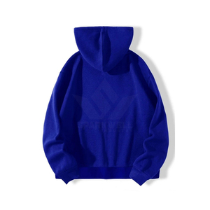 Sudadera de invierno con capucha y cremallera para hombre, azul, con diseño de esqueleto de diamantes de imitación en la parte delantera, estilo gótico, corte regular, manga regular, tejido de punto. - Product Image 2