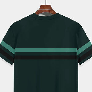 Camiseta Infantil Personalizada OEM, Estilo Veraniego para Niños, Camiseta Holgada de Algodón para Niños Pequeños, Ropa Informal, Camisetas Infantiles con Bloques de Color al por Mayor - Product Image 6