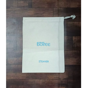 Bolsa de tela de algodón con cordón y logotipo personalizado al por mayor para bolsos |   Bolsa de Regalo Ecológica para Zapatos |   Fábrica de Empaques Sostenibles en India - Product Image 3