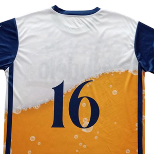 เสื้อฟุตบอลแบบซับลิเมชั่นสั่งทำพิเศษ พร้อมชื่อผู้เล่น แห้งเร็ว-OEM ชุดฟุตบอลทีม ราคาขายส่งจำนวนมาก เสื้อฟุตบอล - Product Image 4