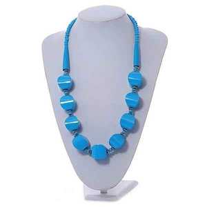 Heart Shape <b>Beaded</b> <b>Necklaces</b> Stone Jewelry Unisex Bohemia Style Gift Fashion Colorful Pendant <b>Necklace</b> - Product Image 3