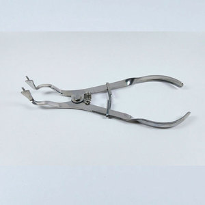 Pinza y alicates perforadores de dique de goma de acero inoxidable para endodoncia dental, para procedimientos de aislamiento quirúrgico - Product Image 3