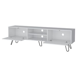 Elby spazioso supporto per TV portaoggetti elegante con forcina per gambe - Product Image 4