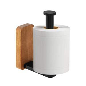 Portarrollos de Papel Higiénico Rústico de Metal y Madera, Decoración para Baño y Cocina, Nuevo Diseño Artesanal - Product Image 1