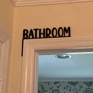 CIFbuy Decorazione per porta del bagno, decorazione per angoli, decorazione per la casa, cartello per porta del bagno, regalo di inaugurazione, targhette per porta - Product Image 3