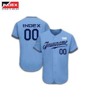 Camiseta de Béisbol INDEX America para Hombre, Manga Corta, Sublimada, Absorbente de Humedad, Poliéster, Diseño de Bandera Roja, Blanca y Azul para Adultos - Product Image 6
