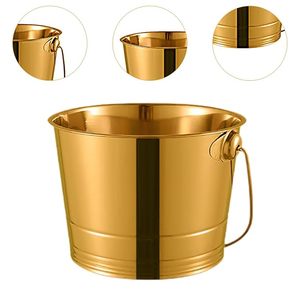 Bañera Enfriadora de Bebidas Grande de Acero Inoxidable, Cubo de Hielo Metálico Resistente para Enfriar Bebidas, Accesorios de Bar, Fiestas, Bodas, Uso Doméstico - Product Image 2
