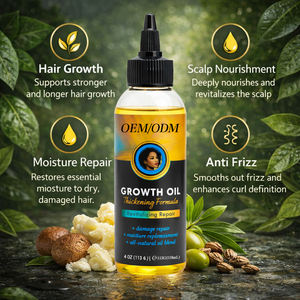 Sérum Épaississant Capillaire Bio Naturel Marque Blanche, Huile de Croissance Capillaire pour Traitement de la Perte de Cheveux, Produits de Soins Capillaires OEM/ODM - Product Image 4