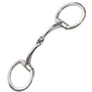 บริการผลิตตามสั่ง (OEM) บิตม้าแบบ Snaffle พร้อมโลโก้ บิตแบบปรับได้สองข้อต่อ บิตขนาดใหญ่พิเศษสำหรับฝึกขี่ม้าแบบตะวันตก - Product Image 4