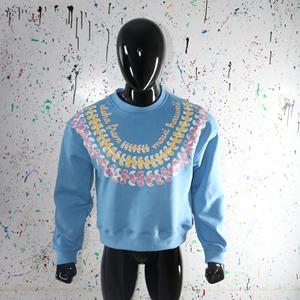 <b>Mock</b> <b>Neck</b> Sweatshirt 100% wide <b>neck</b> Sweatshirt Finer Threads - Product Image 3