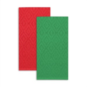 Toallas de Cocina Rojas de Color Sólido con Diseño Jacquard Elegante al por Mayor, Toallas de Cocina Navideñas a un Precio de Mercado Razonable - Product Image 6