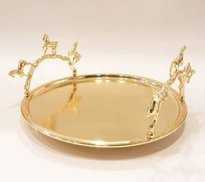 Soporte para Chocolate de Acero Inoxidable con Acabado Dorado y Forma de Luna, Ecológico, para Mesas de Postres Vintage y Fiestas con Temática Campestre - Product Image 4