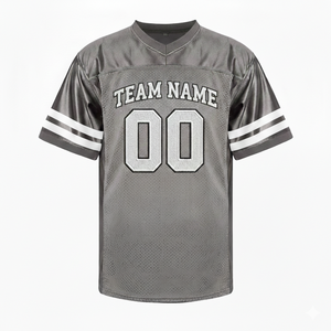 Camiseta de Fútbol Americano Personalizada, Manga Corta, Cuello en V, Absorbente de Humedad, Sublimada, Doble Capa, Impresa, 100% Poliéster, Conjuntos para Equipos - Product Image 1