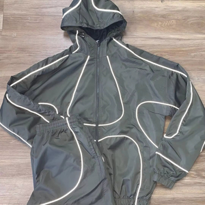 Custom Made Autumn Windbreaker Hoodie Sweatpants Sets Lightweight Waterproof Windproof Streetwear Men Tracksuit Haus Industries - Product Image 1