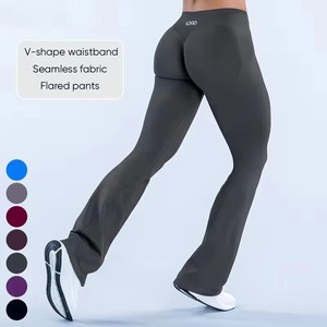 Leggings de Yoga Ajustados Personalizados con Efecto Levanta Glúteos, Leggings Deportivos Sin Costuras para Mujer, Leggings de Yoga Acampanados JYCK5482, Leggings para Mujer con Efecto Levanta Glúteos - Product Image 2