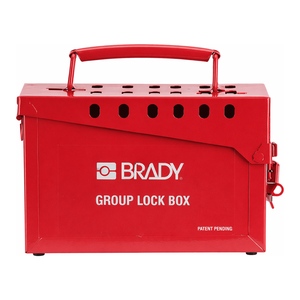 Boîte de verrouillage de groupe portable en métal Brady pour la sécurité LOTO industrielle - Product Image 2