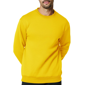 Sweat-shirt décontracté pour homme, coupe ample, en tissu premium, couleur unie, basique, mélange de coton, tenue simple, sweat-shirt 2027 - Product Image 2