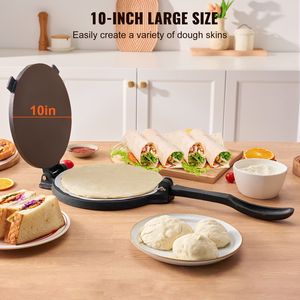 Pressa per Tortillas in Ghisa da 10 Pollici, Pretrattata, per Roti, Utensile per Cottura e Pasticceria, Pataconera da 10 Pollici - Product Image 3