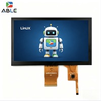 Módulo de Pantalla LCD TFT Integrado de 7 Pulgadas, Interfaz RGB, Pantalla LCD IPS Industrial para Sistema de Control Inteligente, Más Vendido