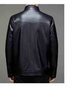 Quick Dry Anti-pilling New Design Reasonable Prices <b>Men</b> <b>Leather</b> <b>Jackets</b> Solid Colors Full SleevesMulti Color <b>Men</b> <b>Leather</b> <b>Jacket</b> - Product Image 3