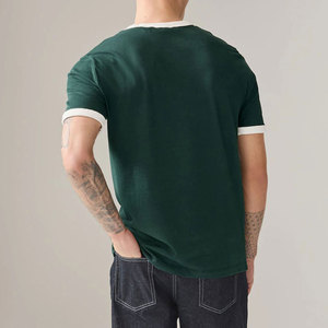 T-shirt Ringer à coutures robustes, en tissu durable, pour une utilisation quotidienne longue durée - Product Image 2