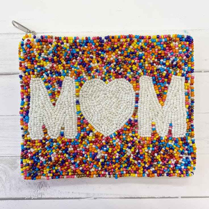 Mini Classic Coin Purse Hand Embroidery Beaded Pouch Eco-Friendly Durable Small Saving Pouch <b>Key</b> Cash Card Mixed Colors Daily - Product Image 3