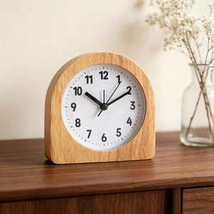 Handmade Wooden Table <b>Clock</b> Rustic Desk <b>Clock</b> Home Decor - Product Image 5