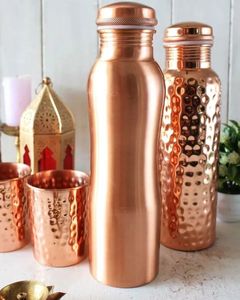 Daily Use <b>Copper</b> Water <b>Bottle</b> Healthy Hydration <b>Drinking</b> <b>Bottle</b> for Office Home and Lifestyle Brands - Product Image 2