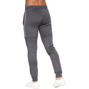 Conjunto Deportivo para Hombre en Gris con Bloques de Color, Sudadera con Cremallera Completa y Pantalones Deportivos, Transpirable, Estilo Casual Deportivo, Corte Regular, 100% Algodón - Product Image 5