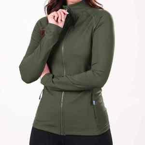 Chaqueta de equitación para mujer, de algodón y poliéster, con cremallera completa, gris oscuro, manga larga, para salto ecuestre, con logotipo personalizado, venta al por mayor PK - Product Image 4