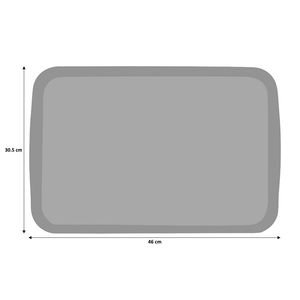 Plateau de service rectangulaire en bois d'acacia de qualité supérieure avec poignées, idéal pour le café, les repas et la décoration intérieure - Product Image 3
