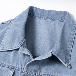 Respirant haute qualité Denim gilet hommes Style décontracté Slim Fit vêtements de plein air Look décontracté poches Streetwear sans manches Denim gilet - Product Image 5